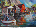 I Call It Magic, Quidi-Vidi 1, Oil on Canvas